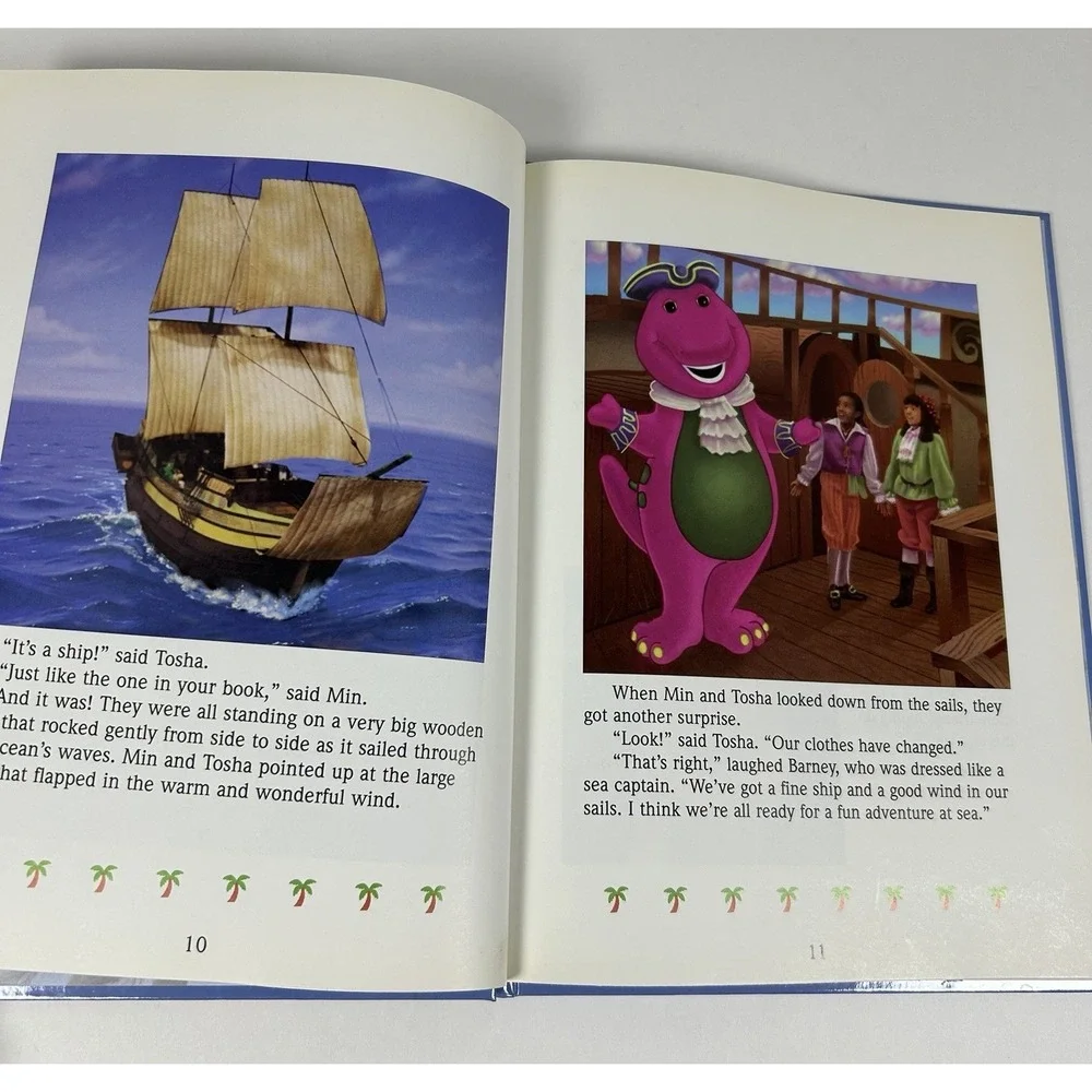 Barneys Imagination Island - Bedtime with Barney Hardcover Book 1994